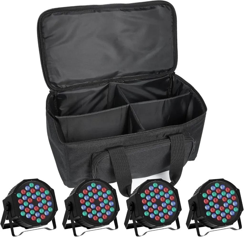4 Holdamp 36 LED Par Scheinwerfer inkl. Tasche