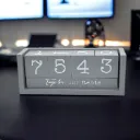 Jahres Countdown Kalender Würfel aus Holz