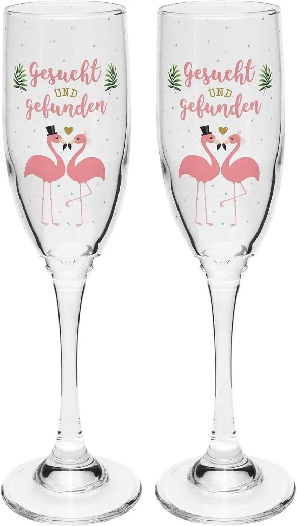 Sektglas Set mit Motiv