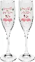 Sektglas Set mit Motiv