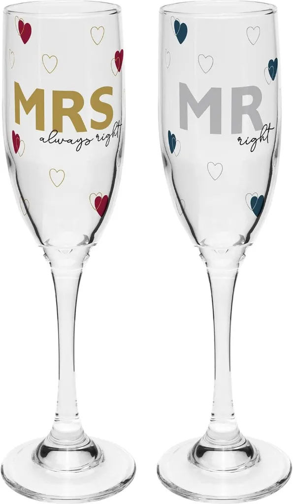 Sektglas Set mit Motiv