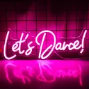 Neonlicht mit Schriftzug