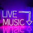 Neonlicht mit Schriftzug