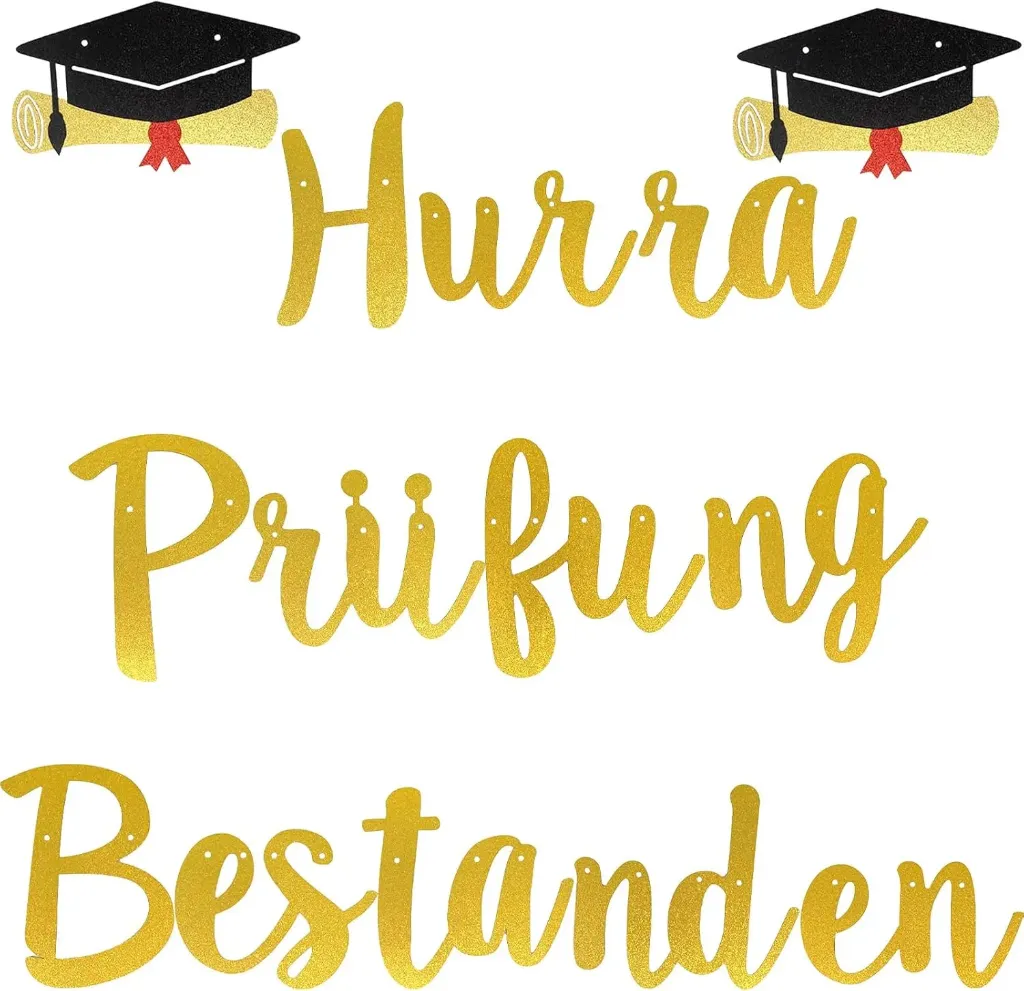 Prüfung bestanden Girlande