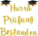 Prüfung bestanden Girlande