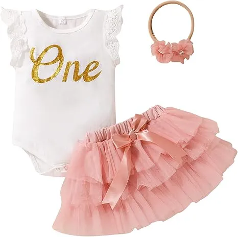 1 Geburtstag Mädchen Outfit
