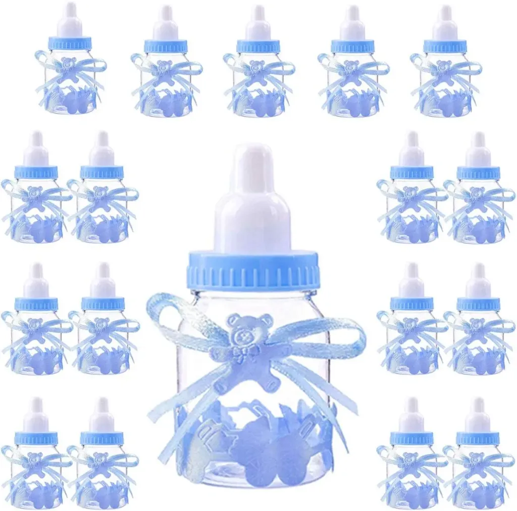 Junge Süßigkeiten Box 18 Flasche Blau