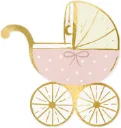 Set 20 Servietten Kinderwagen