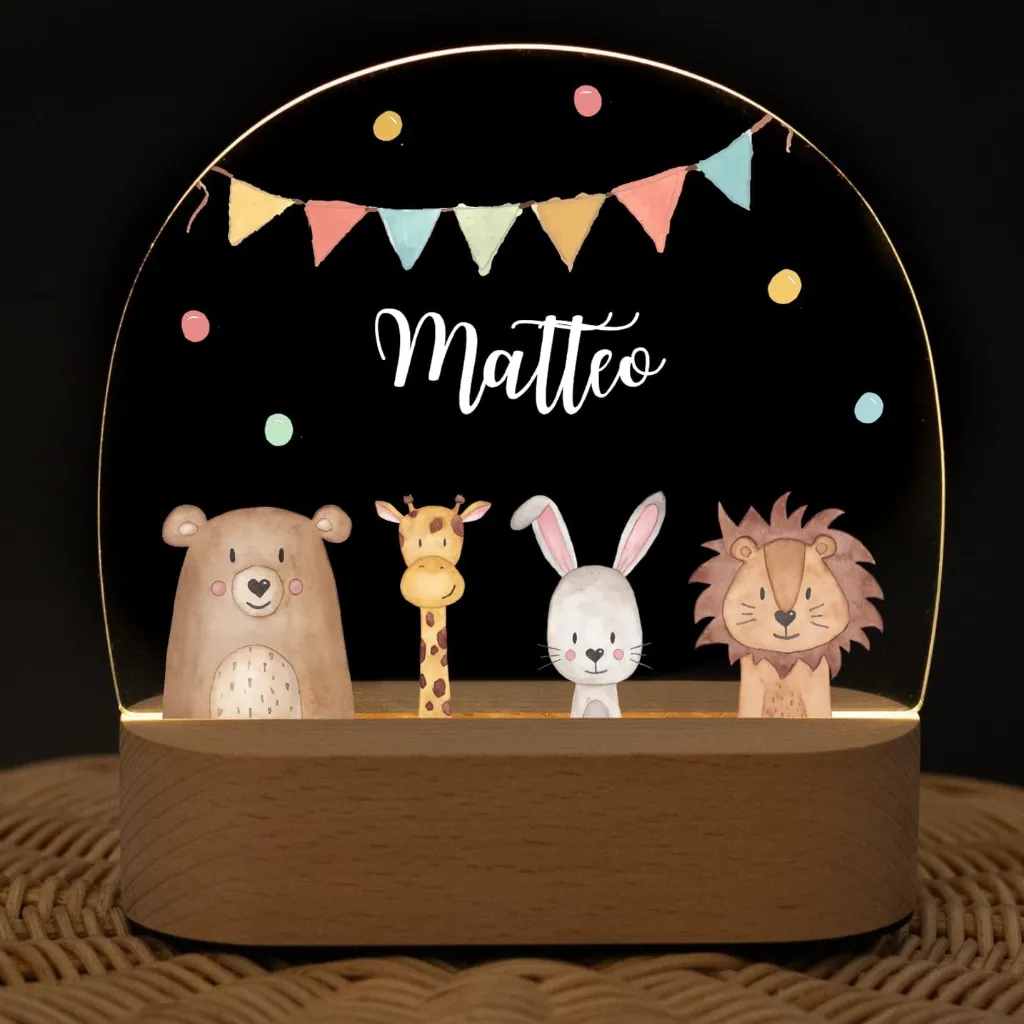 Personalisiertes Nachtlicht für Babys