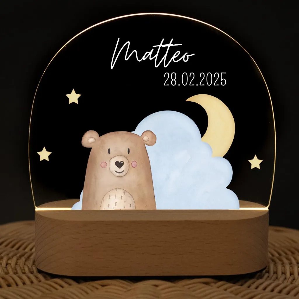 Personalisiertes Nachtlicht für Babys