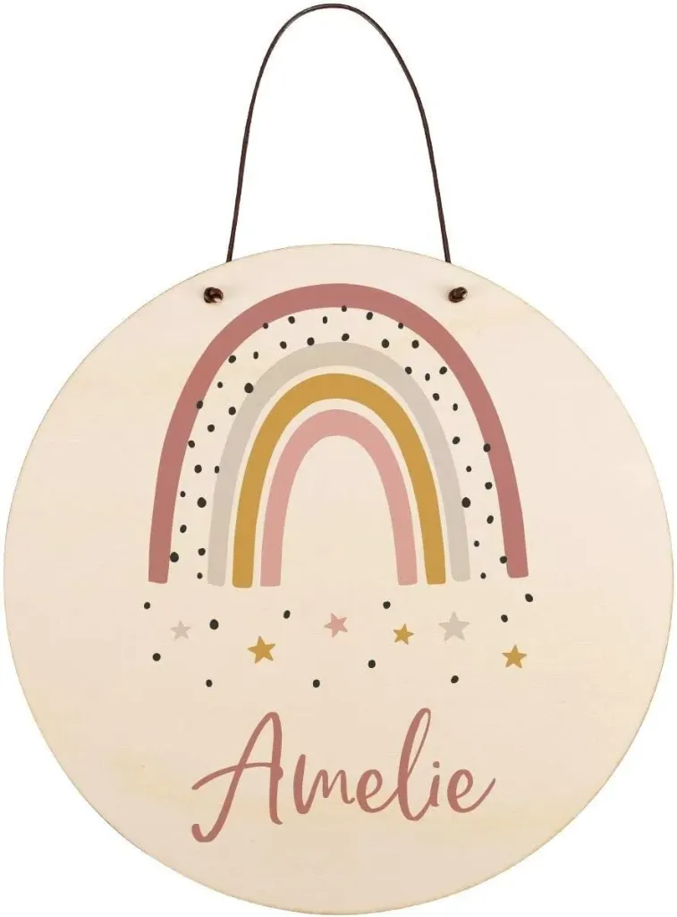 Türschild mit Namen