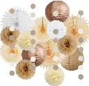 Party Deko Beige Braun