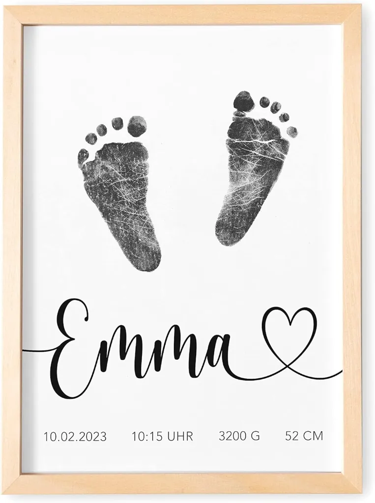 Personal Baby Fußabdruck Bild