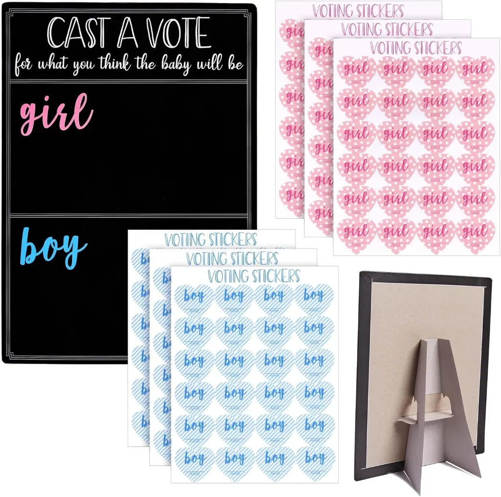 Abstimmspiel zur Gender Reveal Party