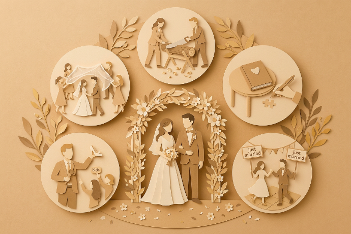 Bräuche und Spiele für Hochzeiten