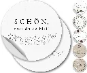 100 Aufkleber - Schön dass du da bist