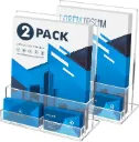 Acryl-Flyerhalter 2er Set A4