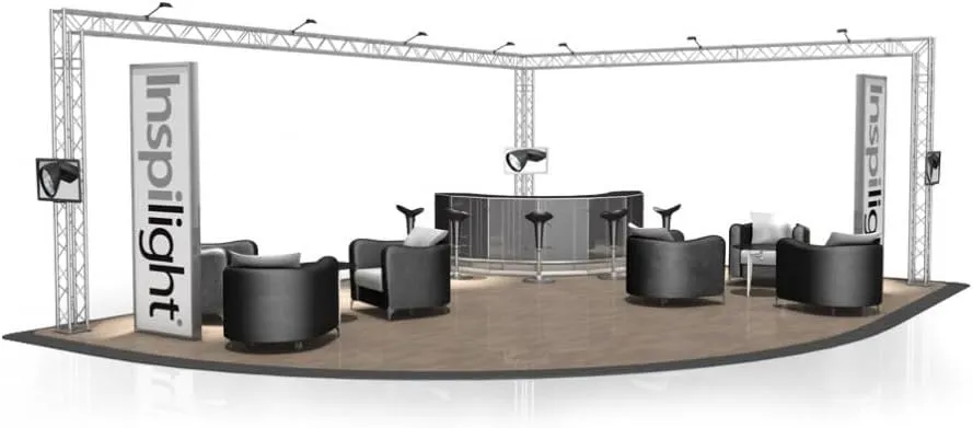 Naxpro-Truss Messestand 48qm