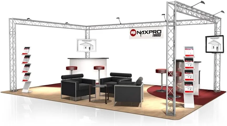 Naxpro-Truss Messestand 24qm