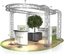 Naxpro-Truss Messestand 27qm