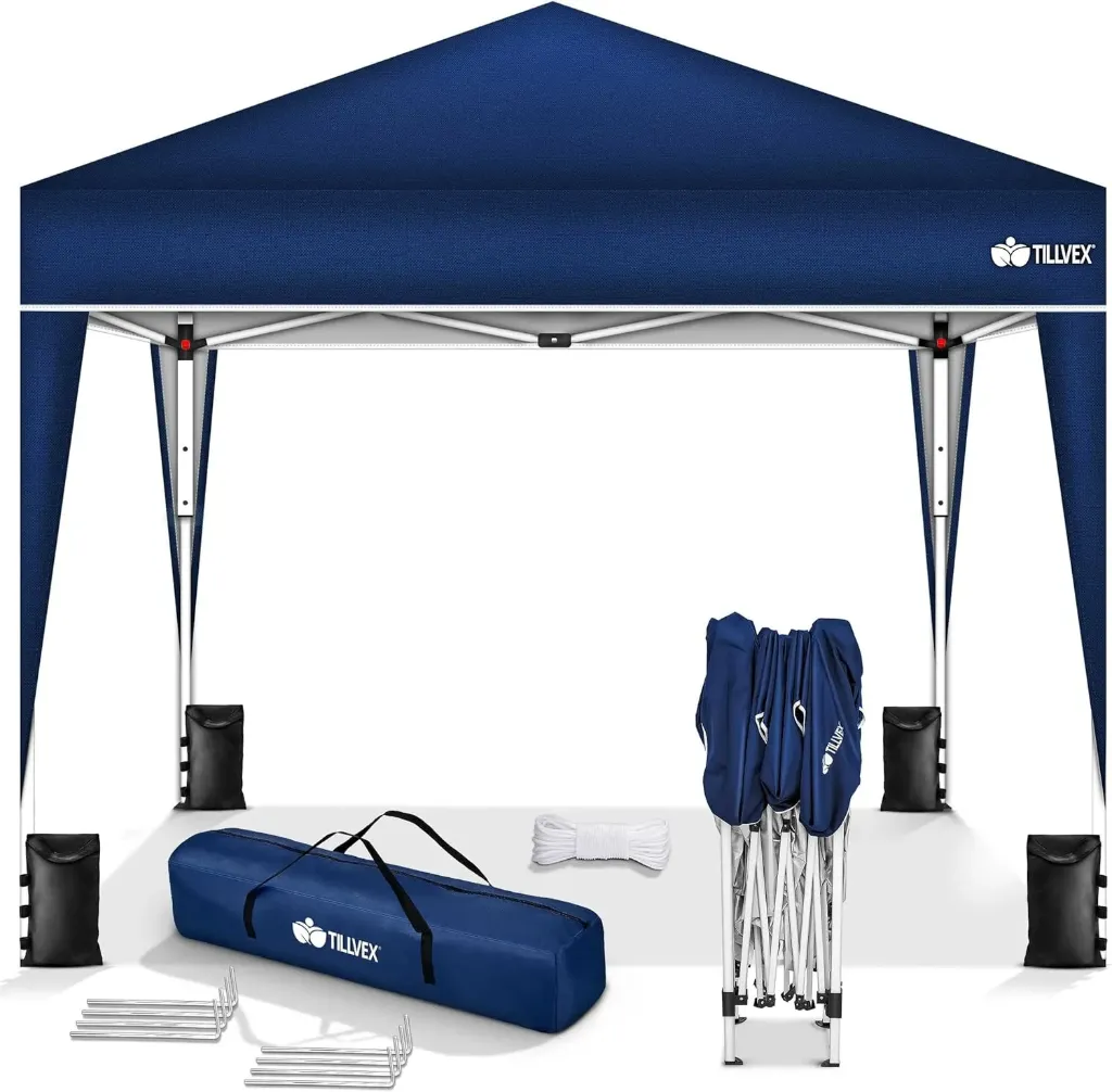 Pavillion 3 x 3m blau