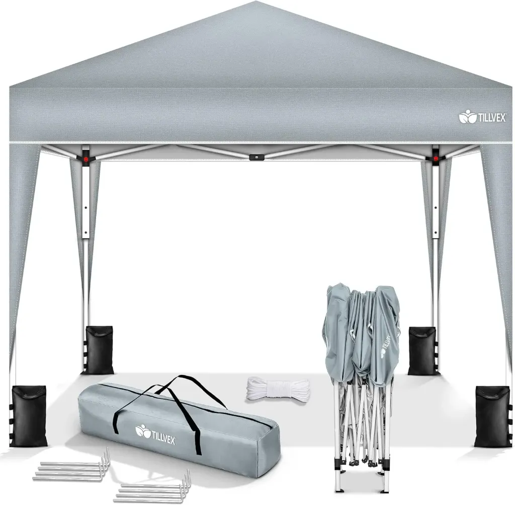 Pavillion 3 x 3m grau