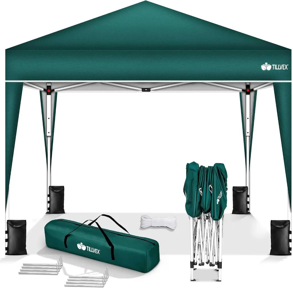Pavillion 3 x 3m grün