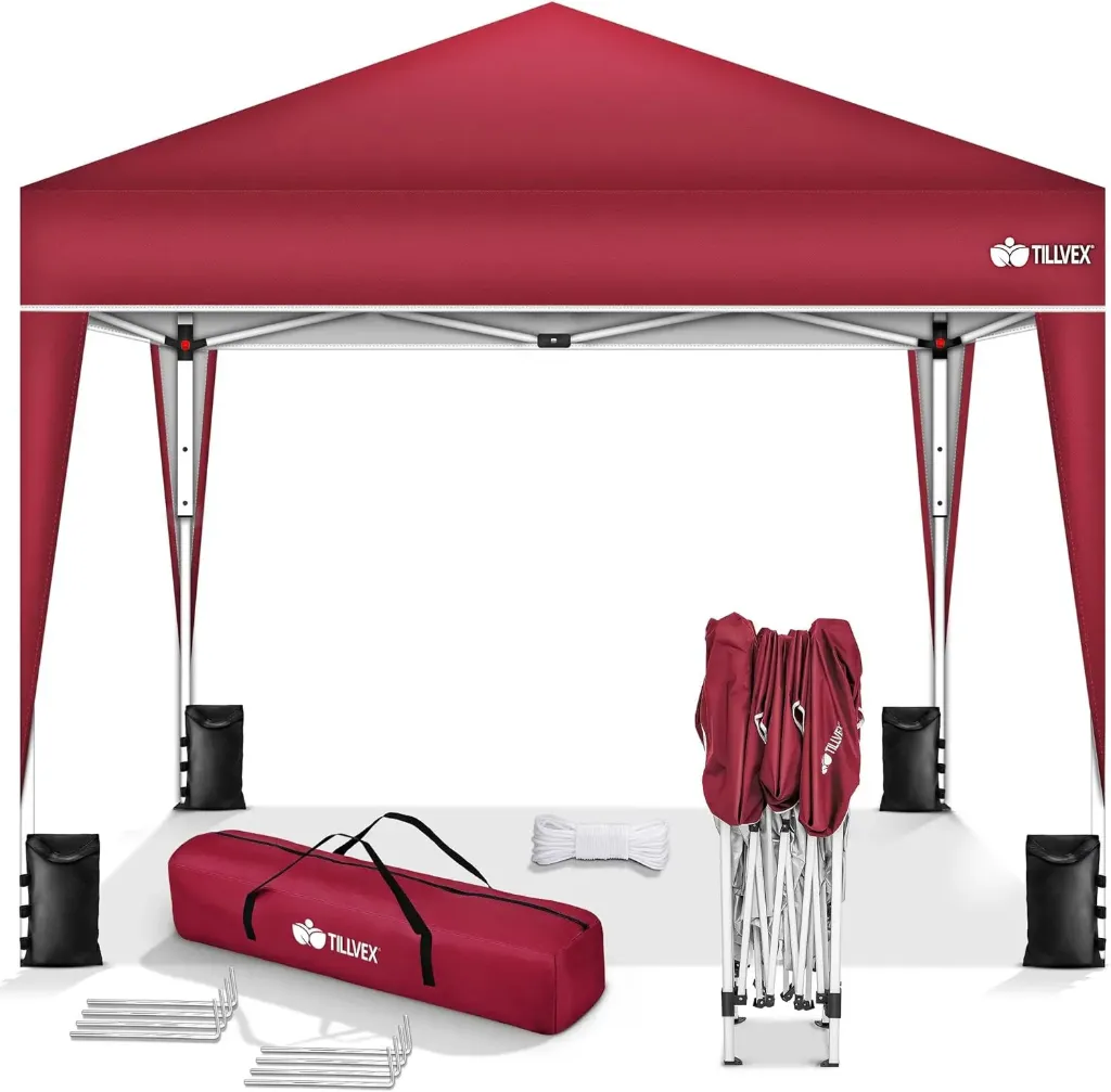 Pavillion 3 x 3m rot