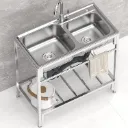 Freistehender Spültisch