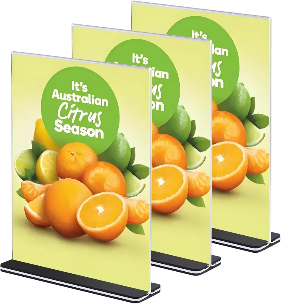 Acryl Tischaufsteller A5