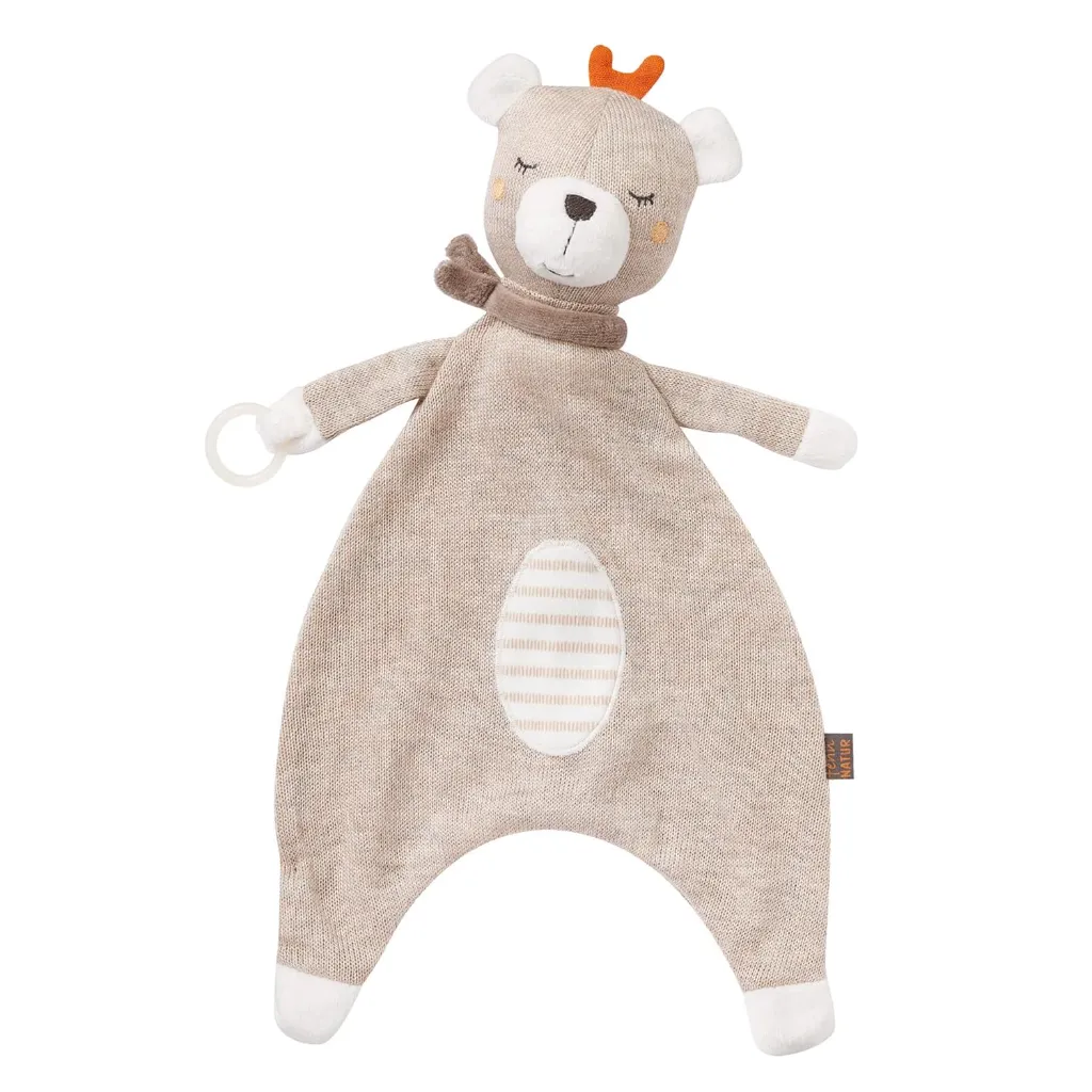 Fehn Schmusetuch Baby mit Tieren
