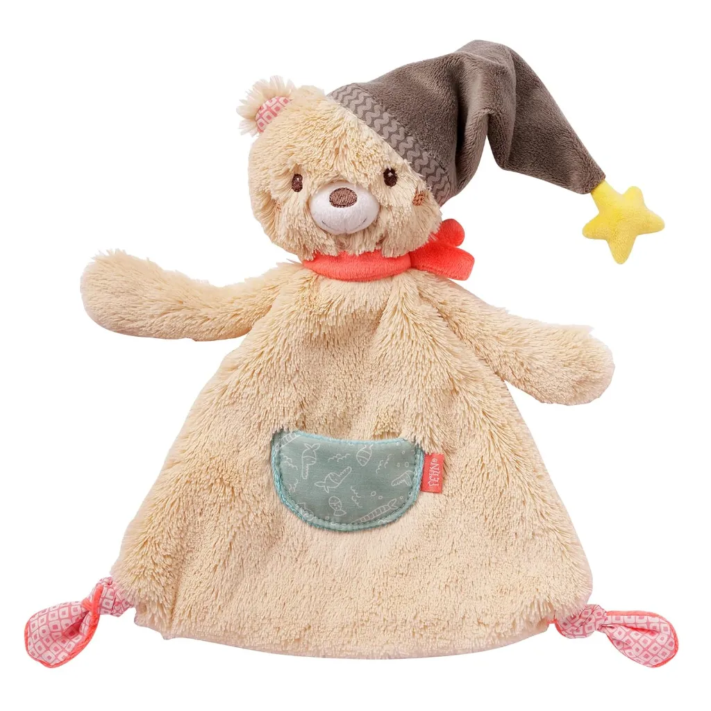 Fehn Schmusetuch Baby mit Tieren