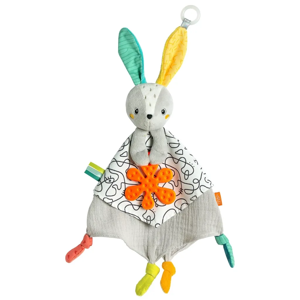 Fehn Schmusetuch Baby mit Tieren