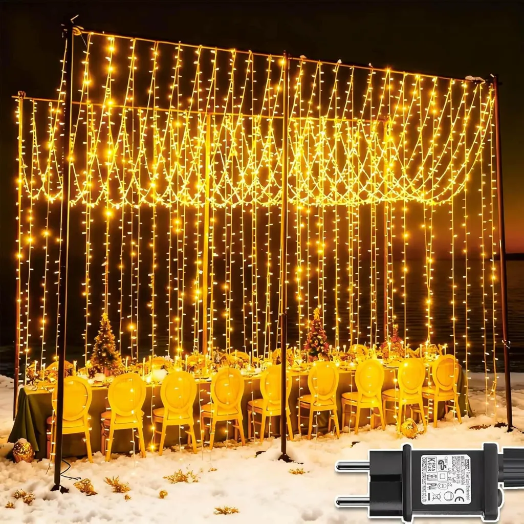 Lichtervorhang mit LEDs