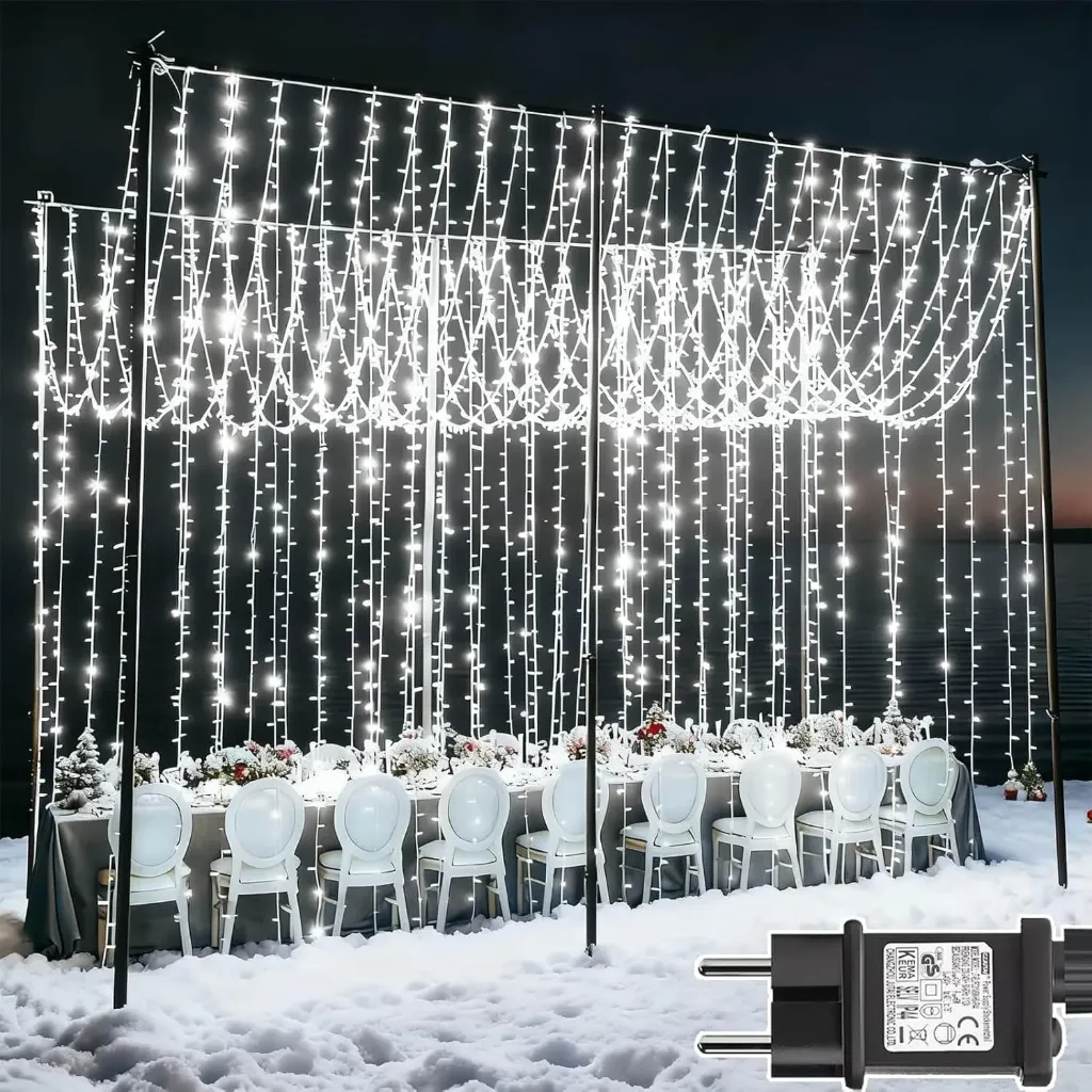 Lichtervorhang mit LEDs