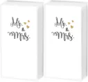 20 Taschentücher Mr. & Mrs.