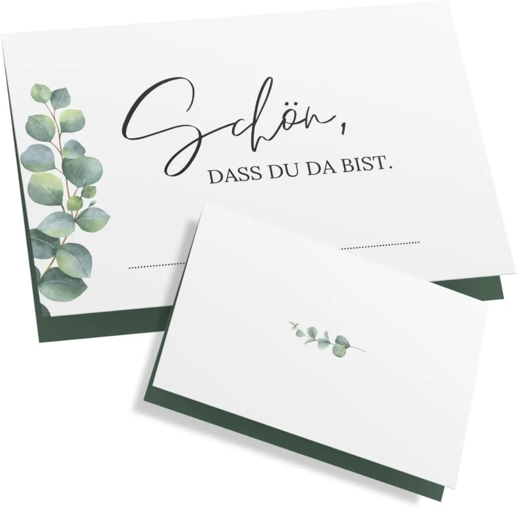 50 Tischkarten