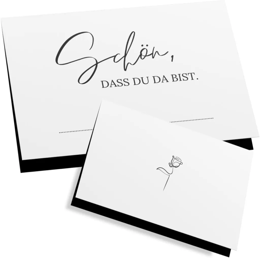 50 Tischkarten