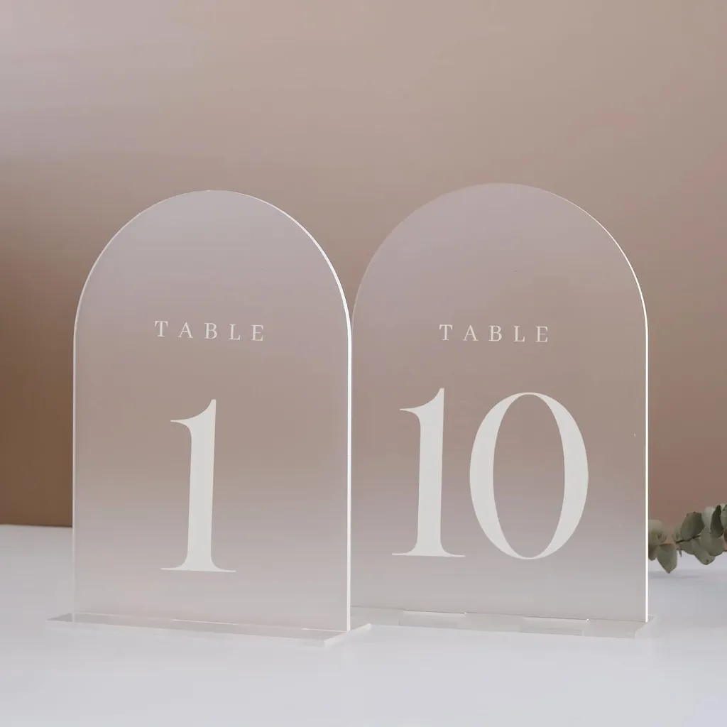 10 Tischnummern