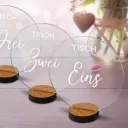 10 Tischnummern