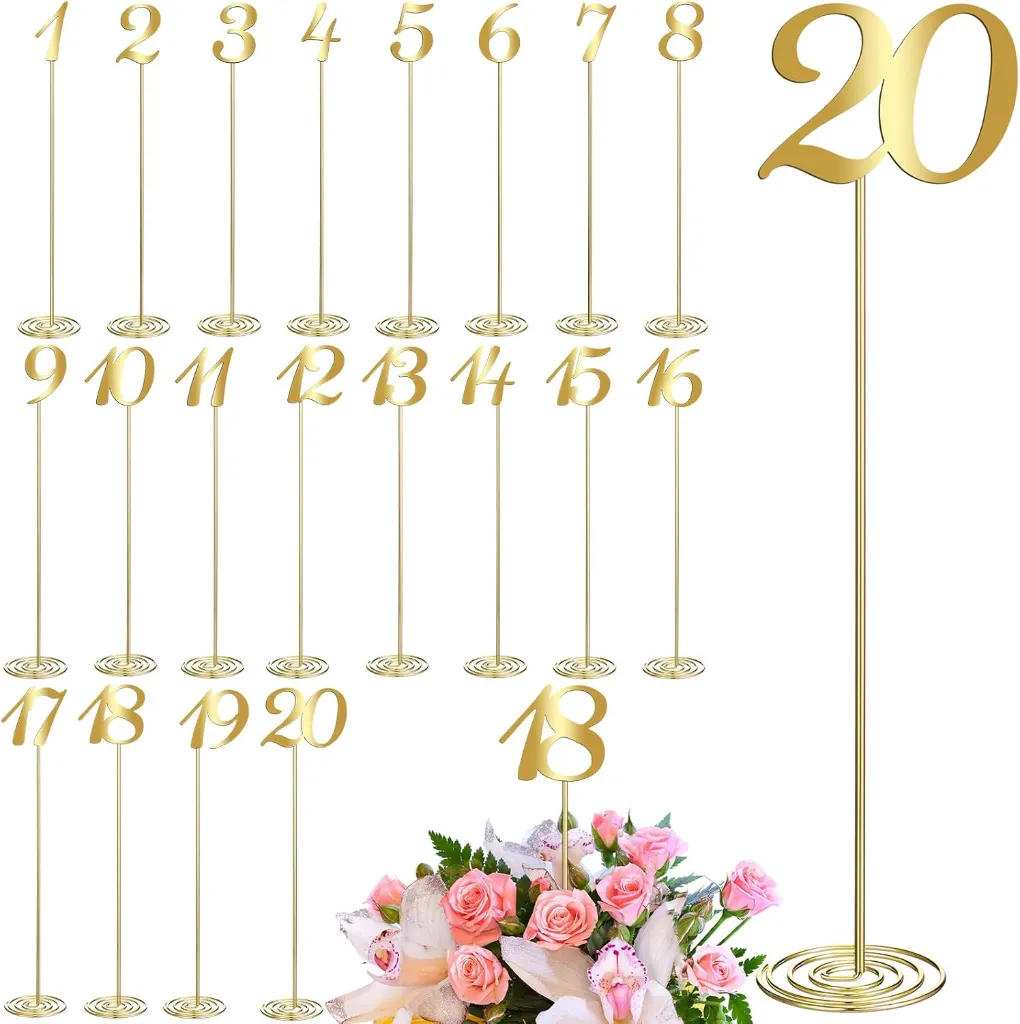 20 Tischnummern