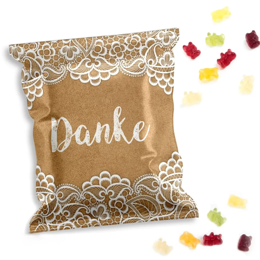 25 Fruchtgummi Gastgeschenk