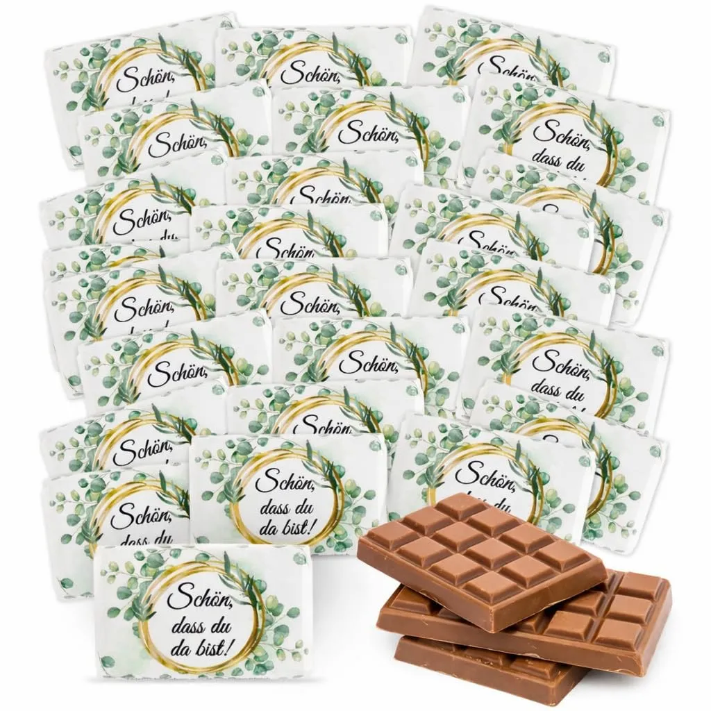 30 Mini Schokolade