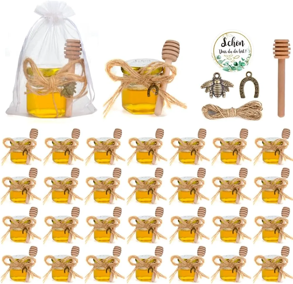 30 kleine Honiggläser