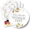 24 personalisierte Aufkleber