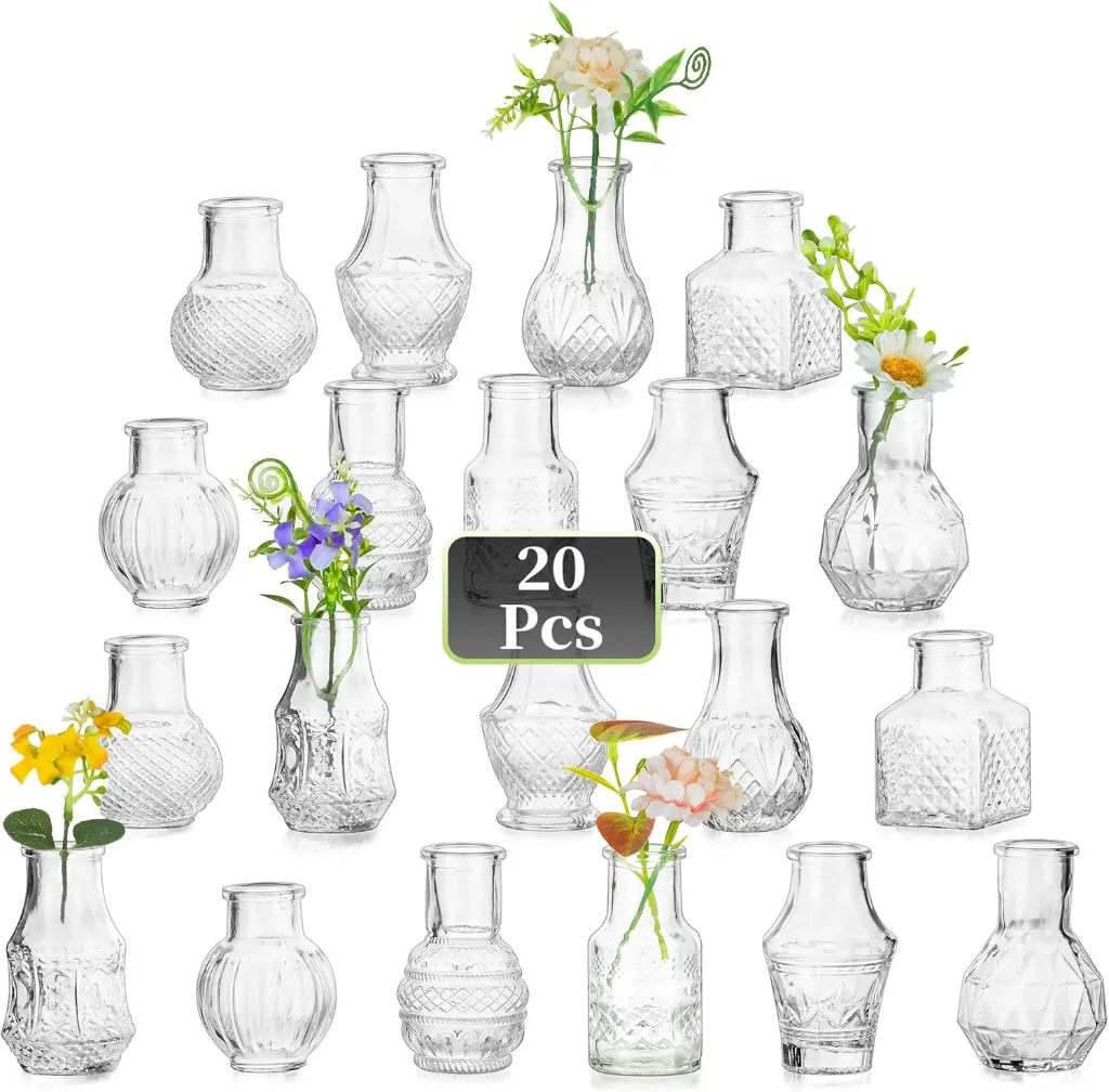 20 kleine Vasen