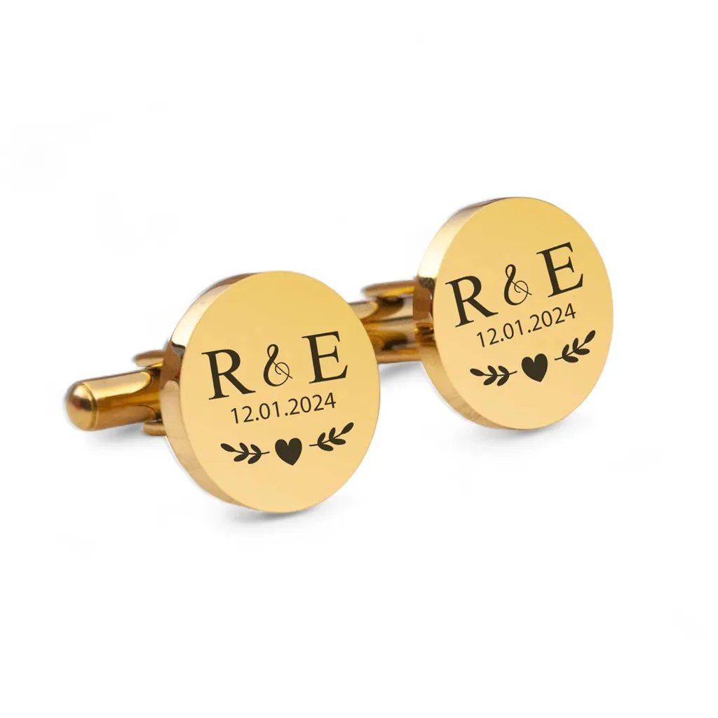 Personalisierte Manschettenknöpfe