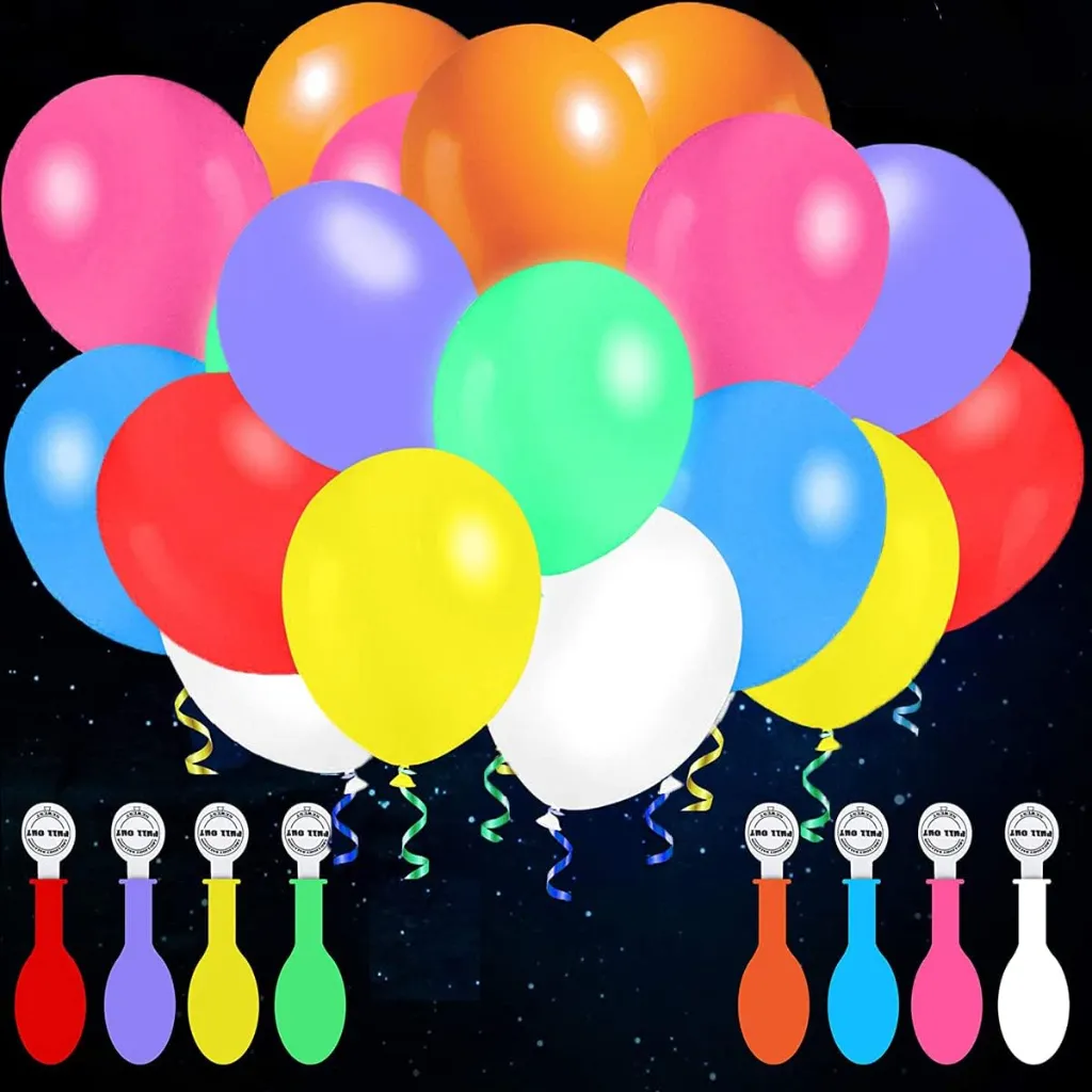 Beleuchtete Luftballons