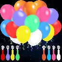 Beleuchtete Luftballons