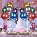 Beleuchtete Luftballons